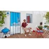TESA EKRANO DURYS JUODOS LAMELA 0,95 m x 2,2 m STANDARTAS