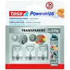 Tesa Powerstrips vielinis kabliukas 0.5kg lipnus permatomas (58620-00003-00)