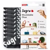 tesa Sugru universalūs formuojami klijai, 8 vnt., juodi