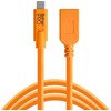 Kabelis USB Tether Tools Pro CUCA415 USB-C USB-A Oranžinis