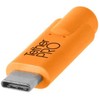 Kabelis USB Tether Tools Pro CUCA415 USB-C USB-A Oranžinis