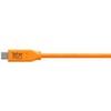 Kabelis USB Tether Tools Pro CUCA415 USB-C USB-A Oranžinis