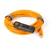 USB kabelis - Tether Tools Pro Optima 10G USB-C 10 Gbps juodas