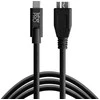 USB kabelis - Tether Tools Pro USB 3.0 Micro-B 4.6m aukštos matomumo oranžinis