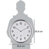 TFA 60.3548.02 XXL Laikrodis ścienny radiowy