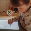 TFA Kidywolf analoginis ir skaitmeninis žadintuvas, rožinis