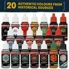 The Army Painter A4a25 – Antrojo pasaulinio karo vokiečių istorinių dažų rinkinys „Warpaints“