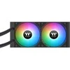 THERMALTAKE vandens aušintuvas LA240 ARGB, 2x120mm ARGB, LGA1851, AM5, juodas