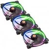 THERMALTAKE Riing 14 LED RGB rinkinys iš 3 didelio našumo korpuso ventiliatorių 3 dalys 140x140x25mm RGB LED triukšmas 28,1 dBA su LNC
