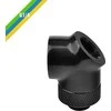 Thermaltake Thermaltake Ramusis G1 / 4 45 &amp; 90 ° Juodas adapteris