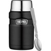 Termosas maistui Thermos 710 ml, matinis juodas, su sulankstomu šaukštu