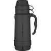 Termos stiklinis 1,8l su dwoma kubkami THERMOS - juoda