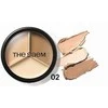theSaem The Saem Maskuoklis Cover Perfection Triple Pot Maskuoklis 02 Contour rusvai gelsvas-13,5g