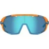 TIFOSI SLEDGE CLARION crystal oranžinis (3szkła Clarion Mėlyna, AC Raudona, Clear)