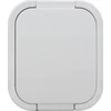 Solight Timex Elektro GNt-16B BI AMBER Lizdas hermetiškas vienvietis su/u IP44 su atvartu balta GNt-16B