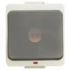 Timex Elektro WNT-1J-b/S SZ JANTAR-bis Vienas jungiklis su apšvietimu n/t IP44 rutulinis WNT-1J-b/S
