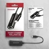 AXAGON ADE-ARC USB-C Gigabit Ethernet adapteris
