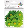 1Deame 3D veltinio gėlių dekoracijos žalios 10vnt - Titanum