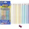Flamingo Line Trikampiai pasteliniai pieštukai 12 spalvų + tempera - Titanum