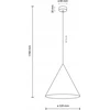 Pakabinamas šviestuvas Tk_Lighting Šviestuvas kabinamas TK Lighting Cono 10057, 15 W, E27