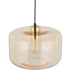 TK Lighting Alma 4900 pakabinamas šviestuvas 1x15W E27 gintaro/juodos spalvos