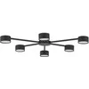 Lubinis šviestuvas Lampa sufitowa Tk Lighting Avia 4692 plafon lampa sufitowa 6x10W GX53 juoda
