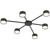 Lubinis šviestuvas Lampa sufitowa Tk Lighting Avia 4692 plafon lampa sufitowa 6x10W GX53 juoda
