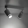 Lubinis šviestuvas Lampa sufitowa TK Lighting Lampa sufitowa balta 2xGU10 metalo sp. Podwójny reflektor natynkowy