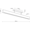 TK Lighting lubinis šviestuvas LED lubinis šviestuvas 22W TEO 6614
