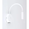 TK Lighting sieninis šviestuvas su rankena, jungikliu ir USB lizdu, LAGOS Baltas, 10202