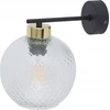 TK Lighting TK Lighting Devon 4629 sieninis šviestuvas 1x15W E27 juodas/skaidrus