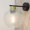 TK Lighting TK Lighting Devon 4629 sieninis šviestuvas 1x15W E27 juodas/skaidrus