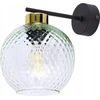 TK Lighting TK Lighting Devon 4629 sieninis šviestuvas 1x15W E27 juodas/skaidrus