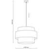 Tk Lighting TRIO JUTA MIX 2783 TK Apšvietimas pakabinamas šviestuvas