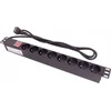Securitynet TKH Maitinimo juosta 19 colių 8x230V su jungikliu LZ1U8GW