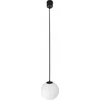 TKKRYWULT pakabinamas šviestuvas Tk Lighting Martin 4910 rutulinis pakabinamas šviestuvas stiklo gaubtas 1x6W G9 juoda/balta