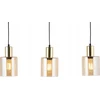 TKKRYWULT pakabinamas šviestuvas TK Lighting Sierra 6666 pakabinamas šviestuvas 3x15W E27 gintaro/aukso