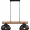 TKKRYWULT pakabinamas šviestuvas Tk Lighting Oslo 4711 pakabinamas šviestuvas 2x15W E27 juoda/medinė