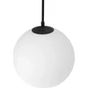 TKKRYWULT pakabinamas šviestuvas Tk Lighting Martin 4910 rutulinis pakabinamas šviestuvas stiklo gaubtas 1x6W G9 juoda/balta