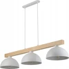 TKKRYWULT pakabinamas šviestuvas Tk Lighting Oslo 4712 pakabinamas šviestuvas 3x15W E27 balta/medinė