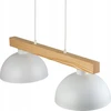 TKKRYWULT pakabinamas šviestuvas Tk Lighting Oslo 4713 pakabinamas šviestuvas 2x15W E27 balta/medinė