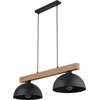 TKKRYWULT pakabinamas šviestuvas Tk Lighting Oslo 4711 pakabinamas šviestuvas 2x15W E27 juoda/medinė