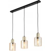 TKKRYWULT pakabinamas šviestuvas TK Lighting Sierra 6666 pakabinamas šviestuvas 3x15W E27 gintaro/aukso