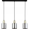 TKKRYWULT pakabinamas šviestuvas TK Lighting Sierra 6662 pakabinamas šviestuvas 3x15W E27 grafitas/auksas