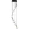 Pakabinamas šviestuvas Lampa wisząca TKKRYWULT TK Lighting Aurora 10182 lampa wisząca zwis 16x8W G9 transparentna/auksinė