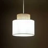Pakabinamas šviestuvas Lampa wisząca TKKRYWULT TK Lighting Duo 10078 lampa wisząca zwis 1x15W E27 juta/balta