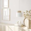 Pakabinamas šviestuvas Lampa wisząca TKKRYWULT TK Lighting Duo 10078 lampa wisząca zwis 1x15W E27 juta/balta