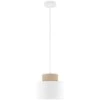 Pakabinamas šviestuvas Lampa wisząca TKKRYWULT TK Lighting Duo 10078 lampa wisząca zwis 1x15W E27 juta/balta