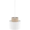 Pakabinamas šviestuvas Lampa wisząca TKKRYWULT TK Lighting Duo 10078 lampa wisząca zwis 1x15W E27 juta/balta