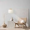 TKKRYWULT TK Lighting Duo 1856 pakabinamas šviestuvas, 1x15W E27, džiuto/balta spalva